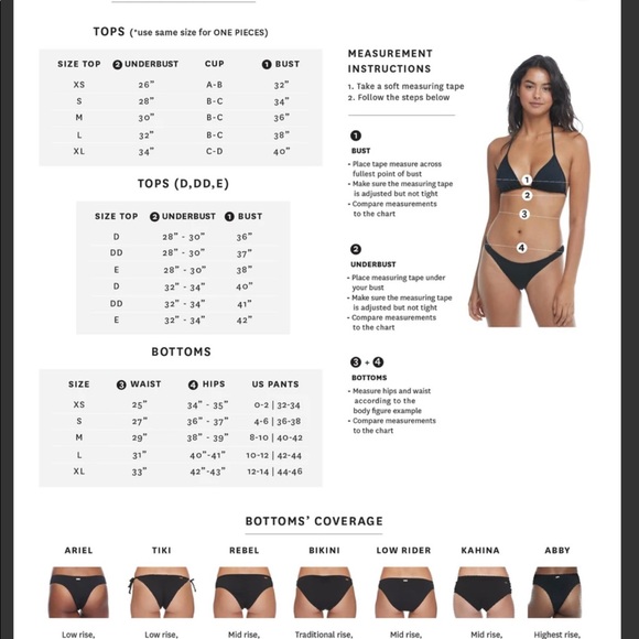 NWT Eidon Surf Kahina Bottoms - L Papaya - Picture 3 of 7